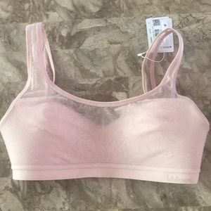 Lululemon shadow mesh bra leaf